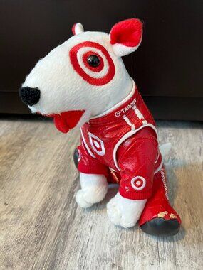 Target Bullseye Racing Driver Dog Nascar F1 Plushie Collectible - FLAWS